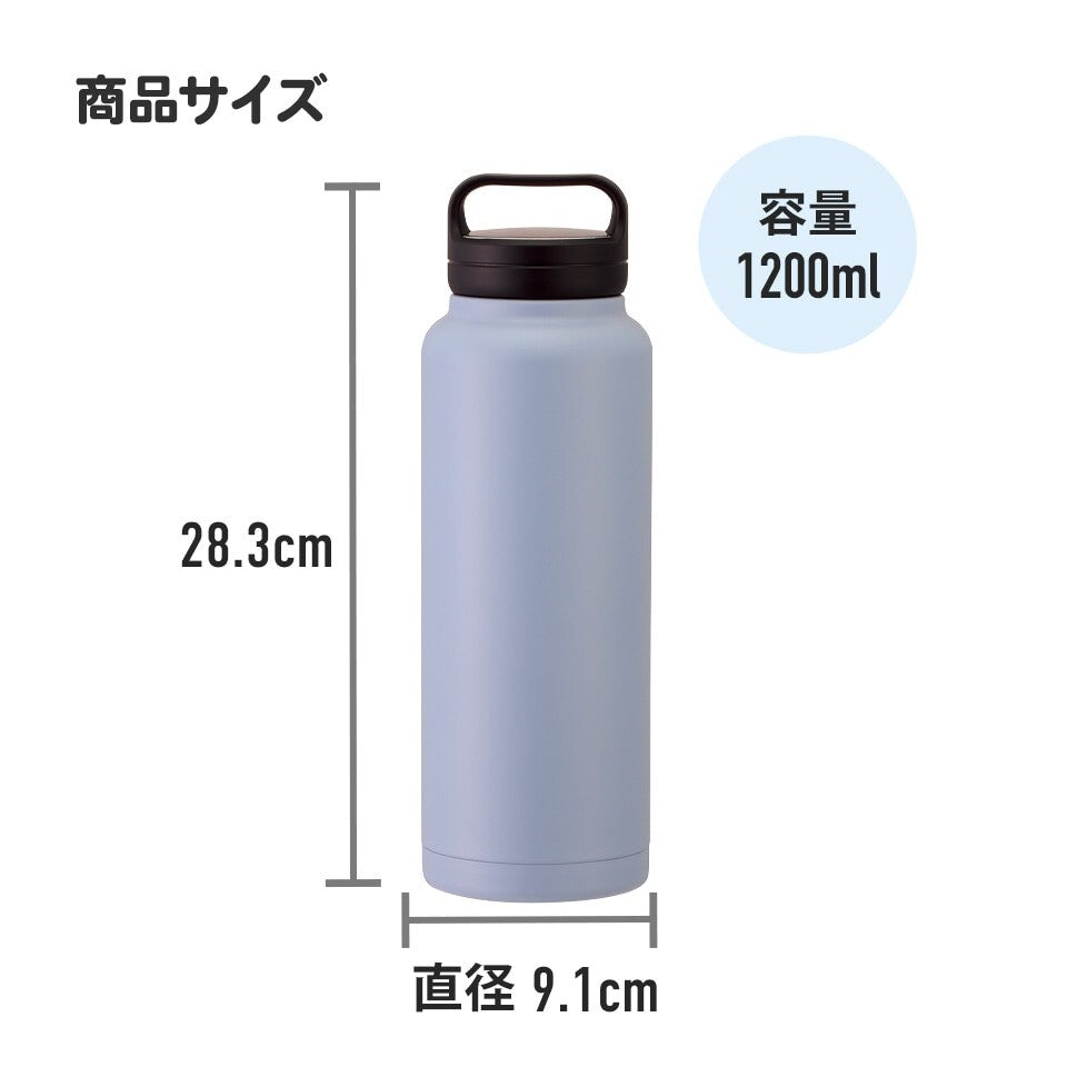 Miffy Stainless Steel Bottle Blue (1200ml) (C-1)