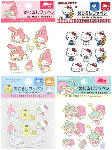 Sanrio Iron-on Fabric Stickers