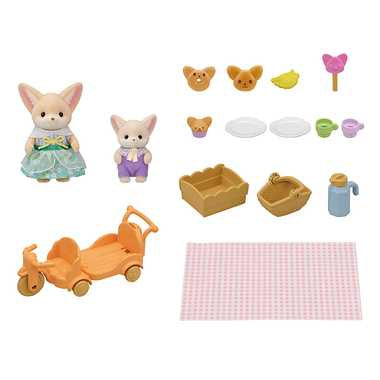 Sylvanian Families Nakayoshi Picnic Set Fennec Siblings (S-4)
