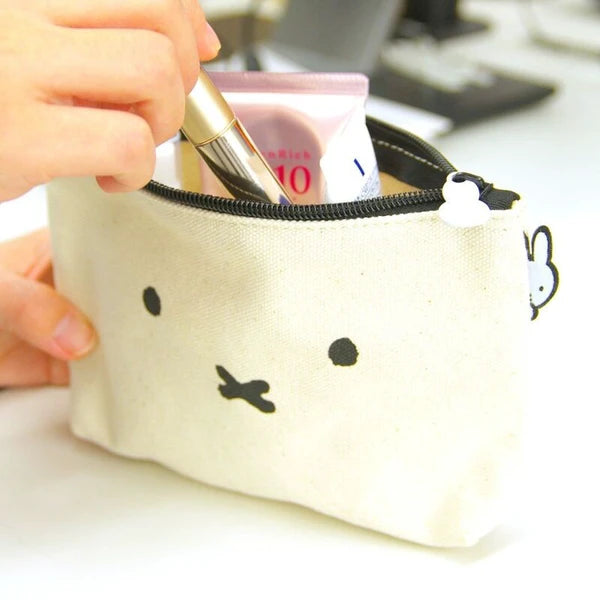 Miffy Face Canvas Pouch (C-3)