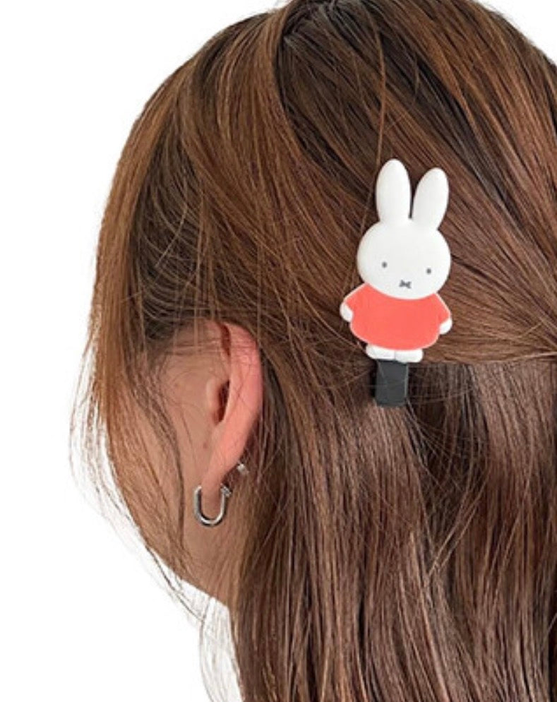 Miffy Hair Clips - Miffy (A-3)