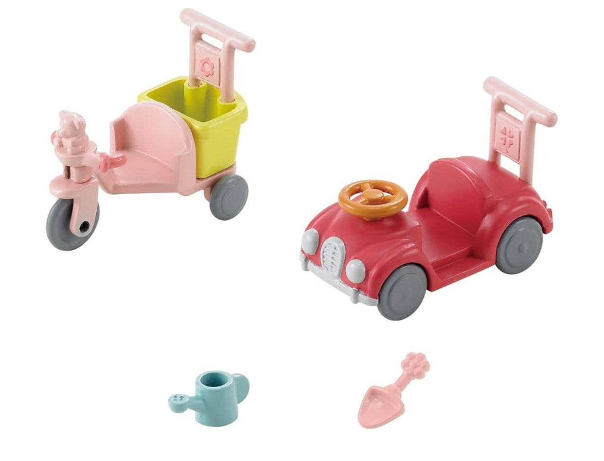 Sylvanian Families Calico Critters - Tricycle and Car Set (S-4)