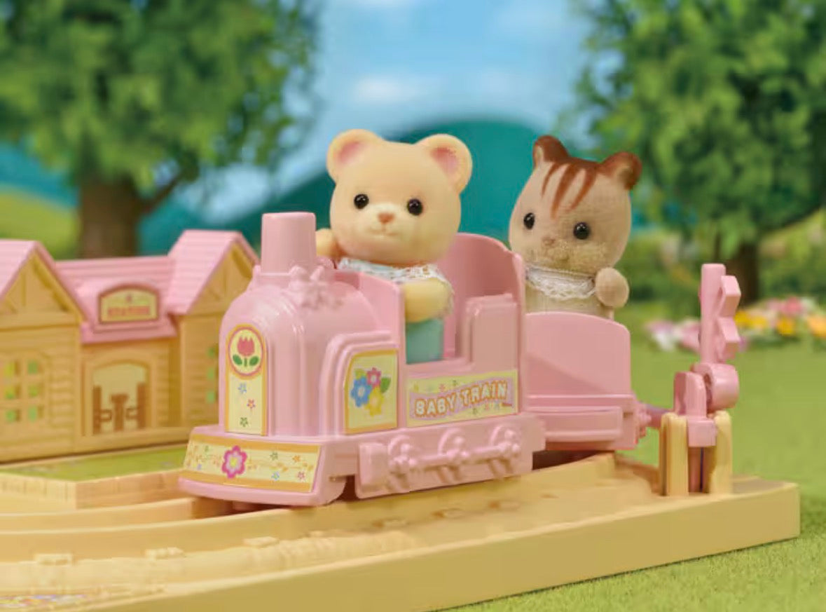 Sylvanian Families Calico Critters - Baby Cho-Cho Train Set (S-4)
