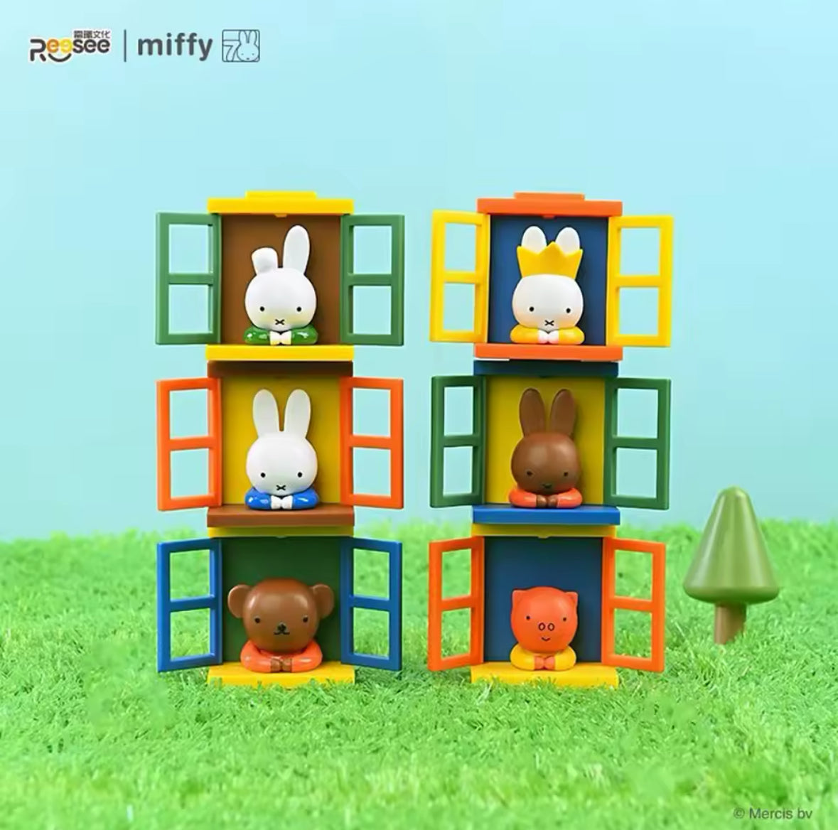 ダッフィーFromAIIofUsピンバッジセット未開封 Miffy Scenery Series Stackable Fridge Magnet Blind Box [1 Box