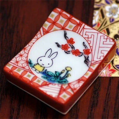 Miffy Kutani ware Chopstick Rest (S-3)