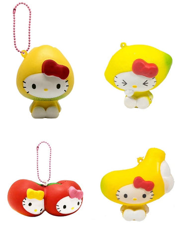 Hello Kitty Fruits Squishy keychain (A-2)