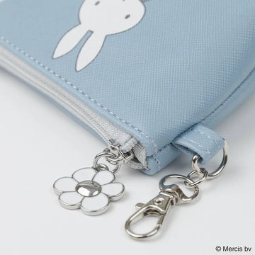 Miffy Blue Flower Tissue Mini Pouch (C-4)
