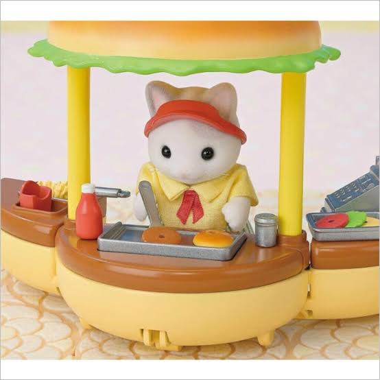 Sylvanian Families Calico Critters - Hamburger Wagon (S-5)