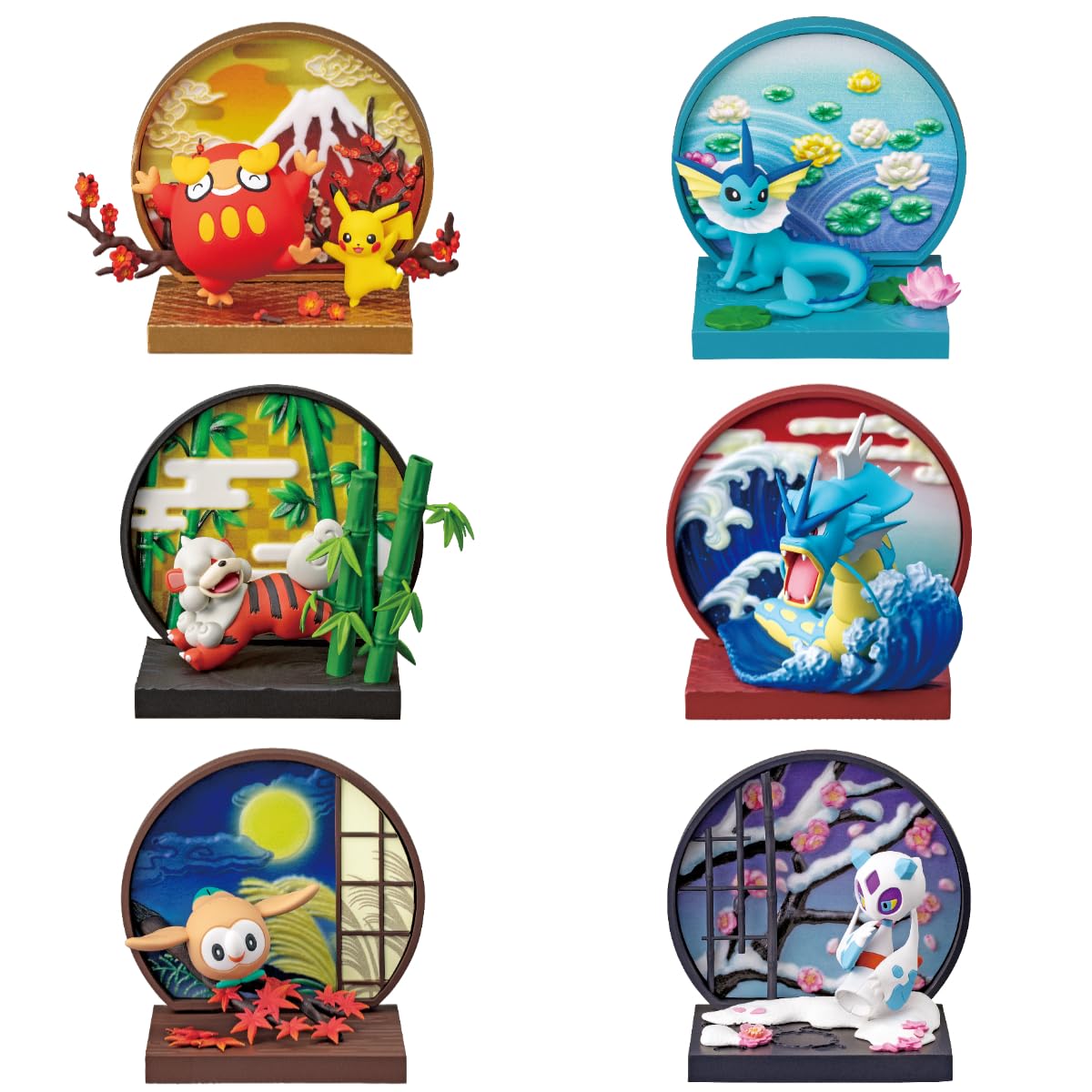 Re-Ment Pokemon Wa no mado Japanese Collection - Single Blind Box