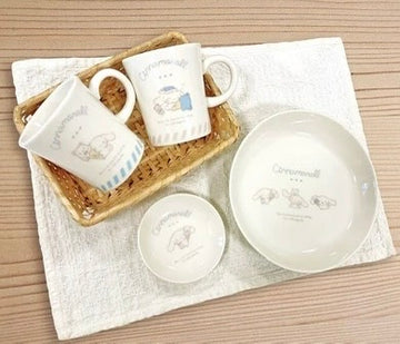 Cinnamoroll Ceramic Rice bowl, Mug, Deep pasta plate, Mini Plate, Multi cup, Spoon (S-2)