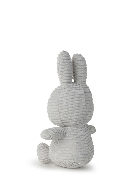 Bon Ton Toys Miffy Eco Corduroy 9” (23cm) SOFT GREY (C-1)