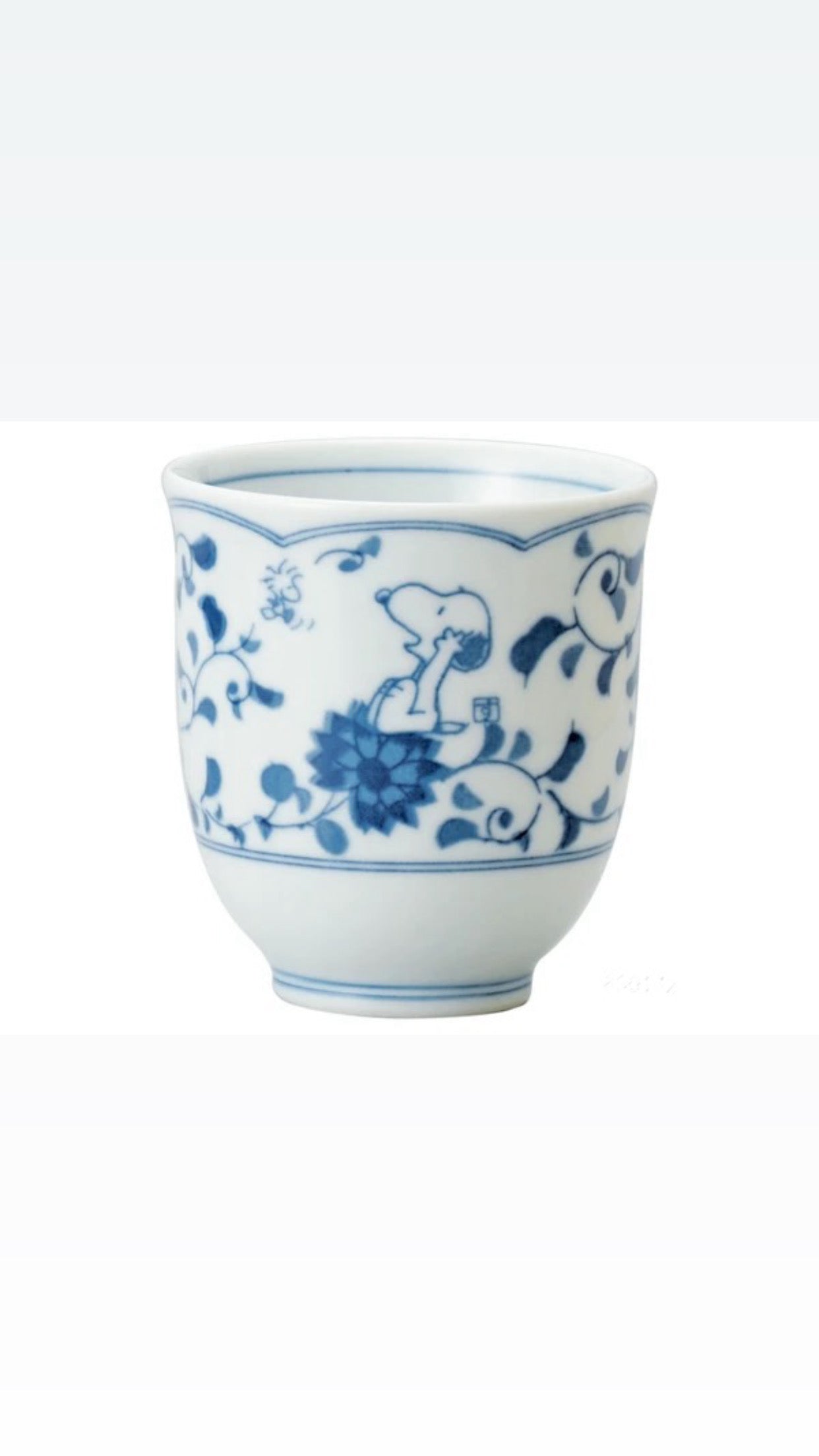 Snoopy Tea Cup - Karakusa (Arabesque) (S-3)