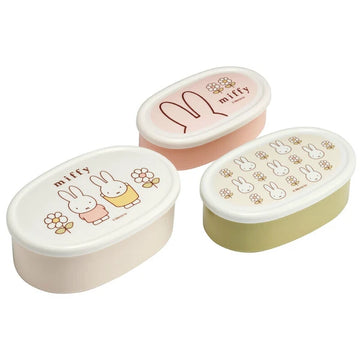 Miffy Set of Bento Boxes - Flowers