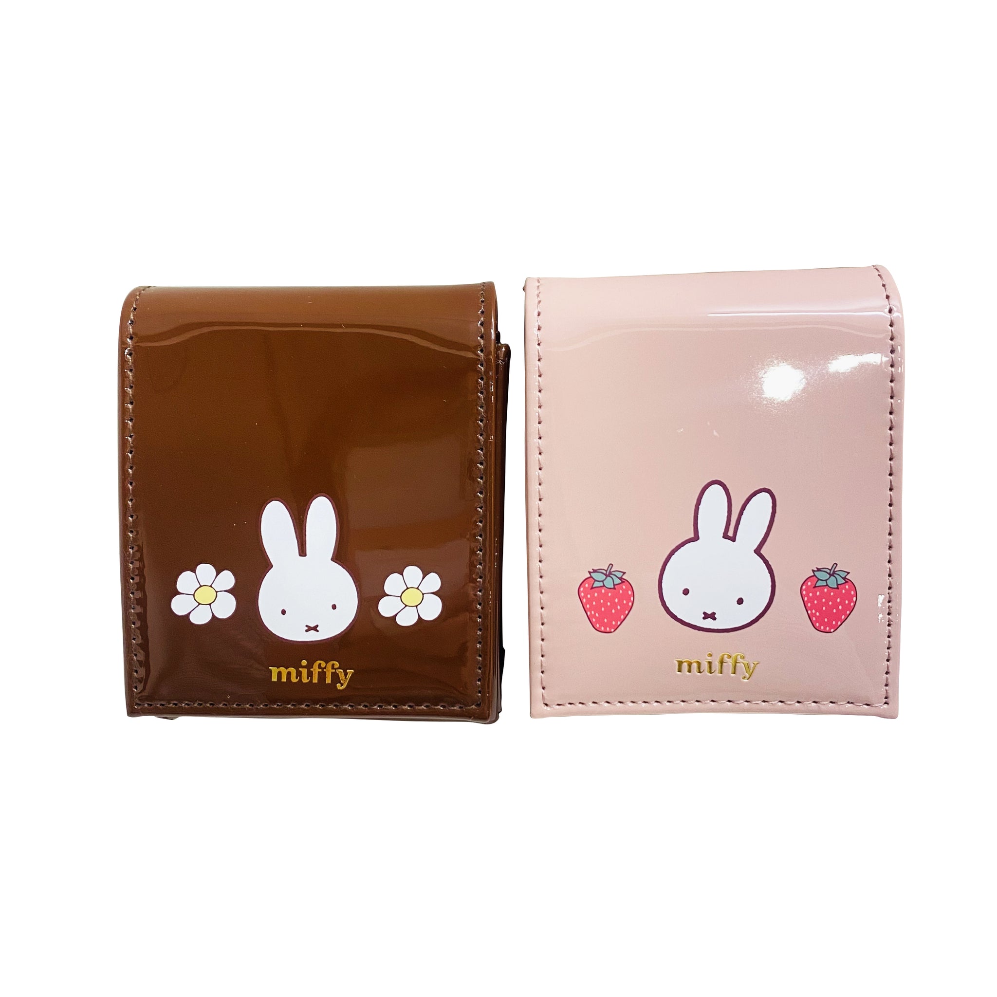 Miffy Strawberry Chocolate Series Mirror Pouch (C-2)
