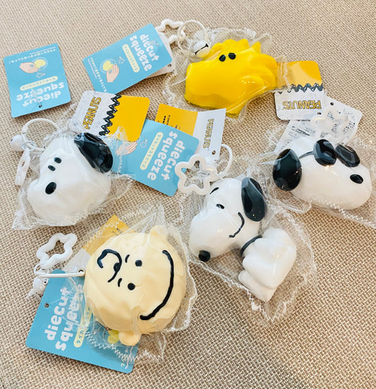 Snoopy Die-cut Taba Squishy Keychain (S-5)