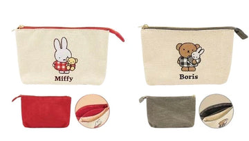 Miffy Flat Pouch - Gingham (A-1)