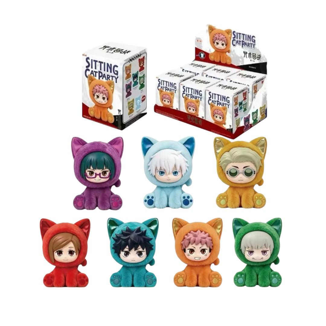 EAKI Original Jujutsu Kaisen Cat Sitting Party Blind Box [1 Single Box]