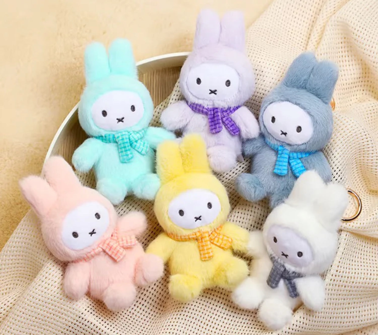 Vipo x Miffy Macaron Plush Series 1 Sitting Blind Box [1 Box] (S-1)