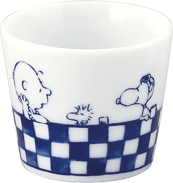 Snoopy Yunomi Tea Cup 300ml / Sake Cup 50ml (S-2)