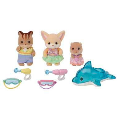 Sylvanian Families Calico Critters - Nakayoshi Baby Water Play Set (S-4)