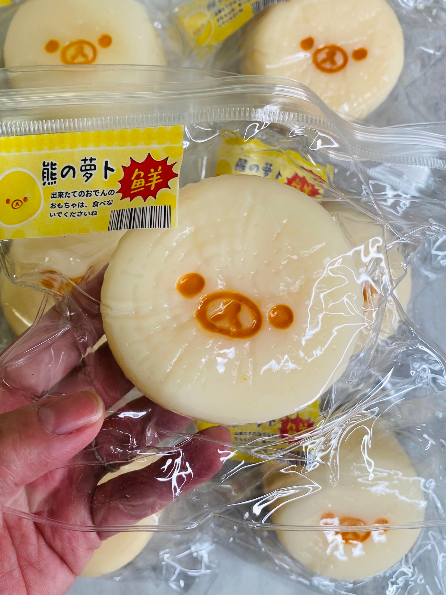 Bear Daikon Radish Taba Squishy