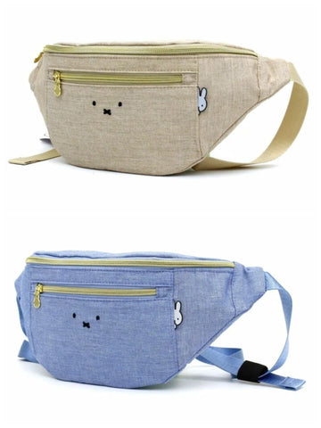 Miffy Fanny Pack - Light Blue and Beige (C-3)
