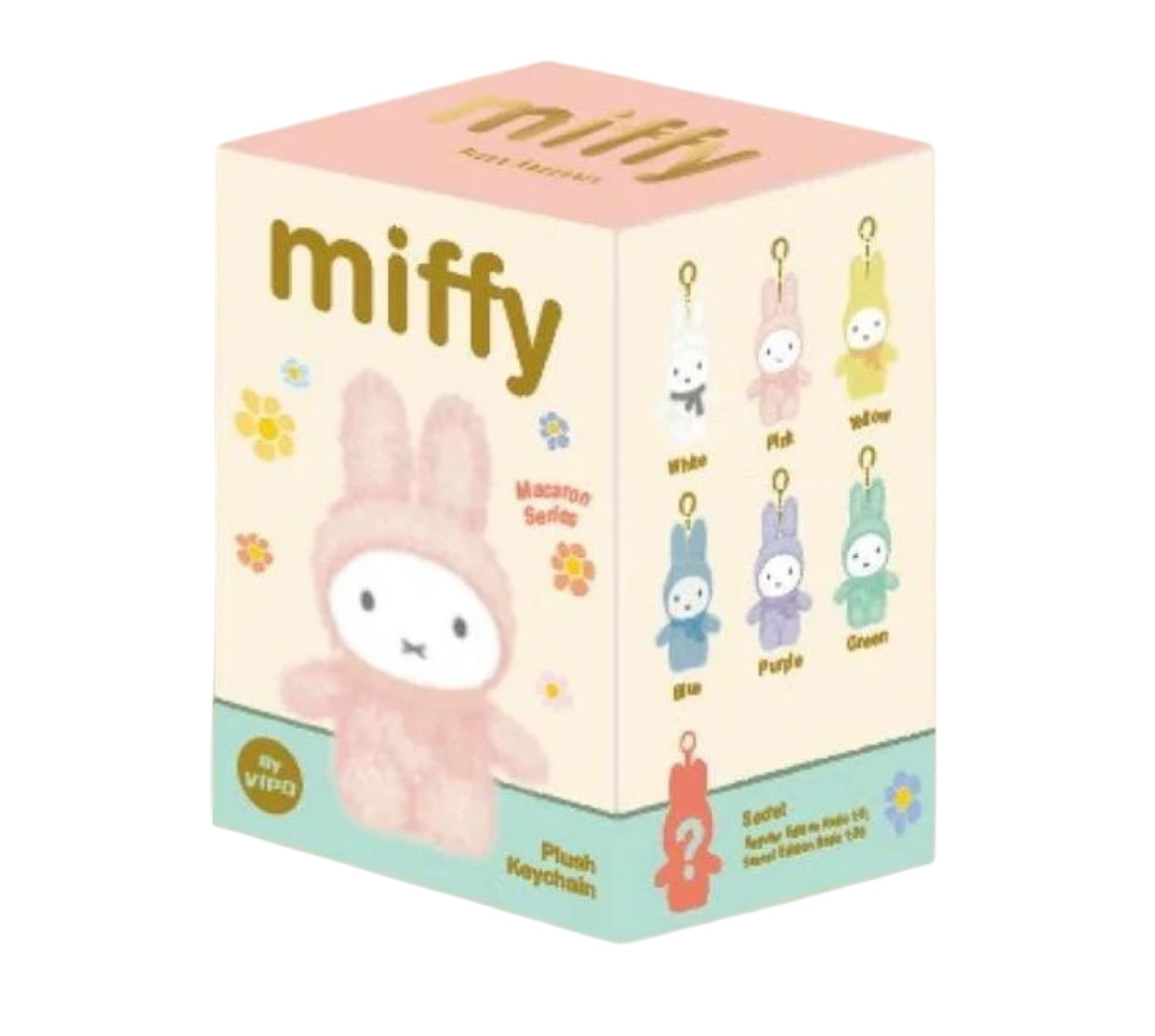 Vipo x Miffy Macaron Plush Series 1 Sitting Blind Box [1 Box] (S-1)