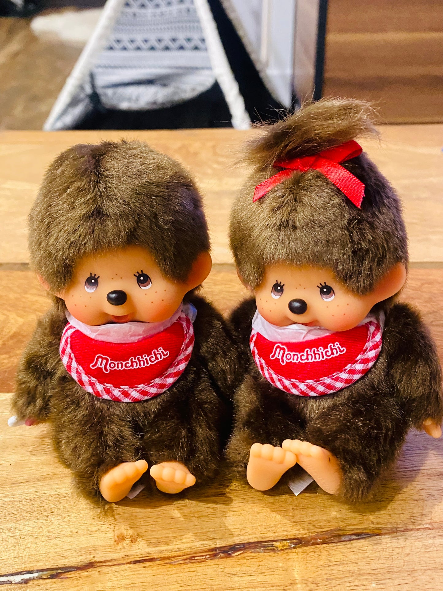 Monchhichi Plush Doll Premium Standard SS Brown Girl (C-2)