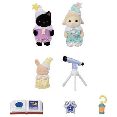 Sylvanian Families Calico Critters - Nakayoshi Baby Sleep Over Set (S-4)