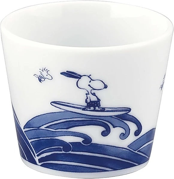 Snoopy Yunomi Tea Cup 300ml / Sake Cup 50ml (S-2)