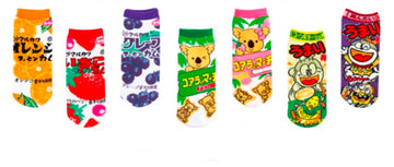 Japanese Candy & Cookie Design Socks - Size 22-24 cm