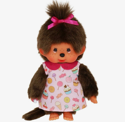 Monchhichi Pop and Candy Girl with Dress (S-7)