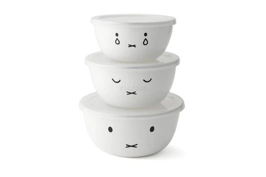 Miffy Enamel Mixing Bowls Set (A-2)