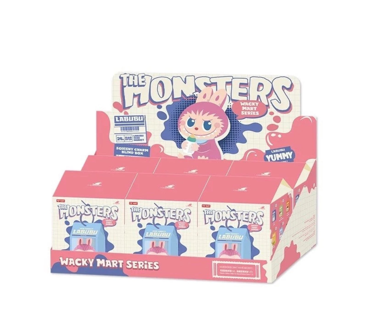 POPMARTラブブ wackymart LABUBU THE MONSTERS Wacky Mart Series