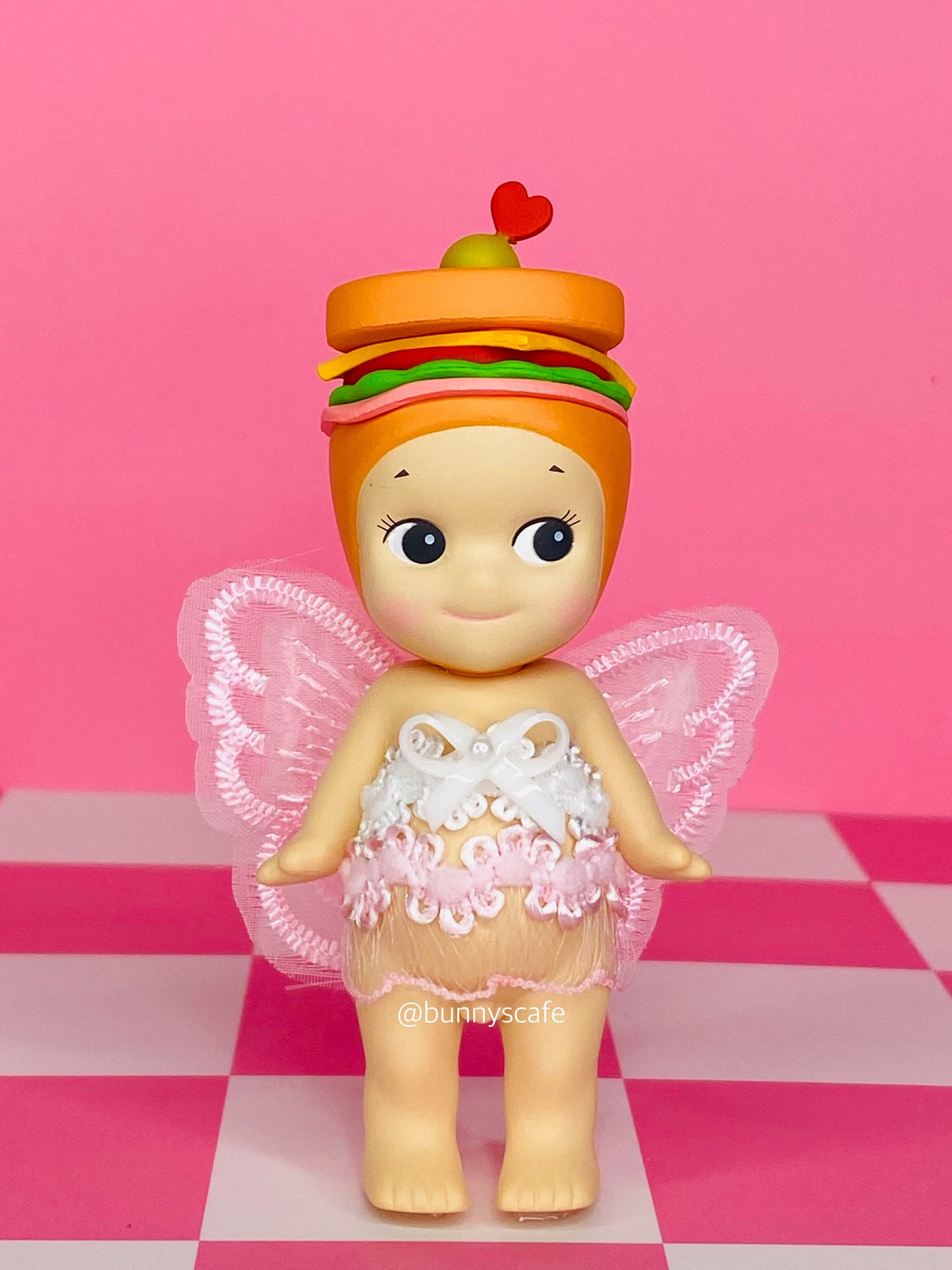 Sonny Angel Doll Clothes Dress Pack (Pink) – 4 sets of Skirts, Tops & Butterfly Wings *Dolls are not included*