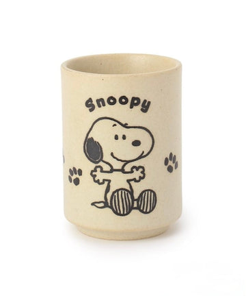 Snoopy Japanese Yunomi Tea cup 280ml - White Beige