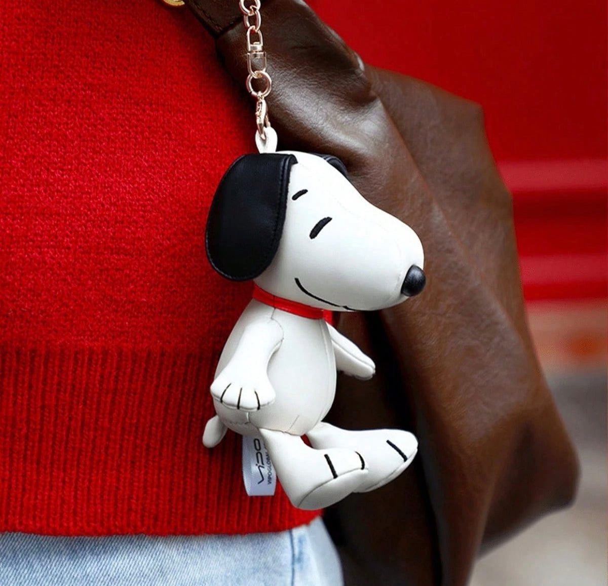 VIPO Snoopy PU Leather Keychain (S-4)