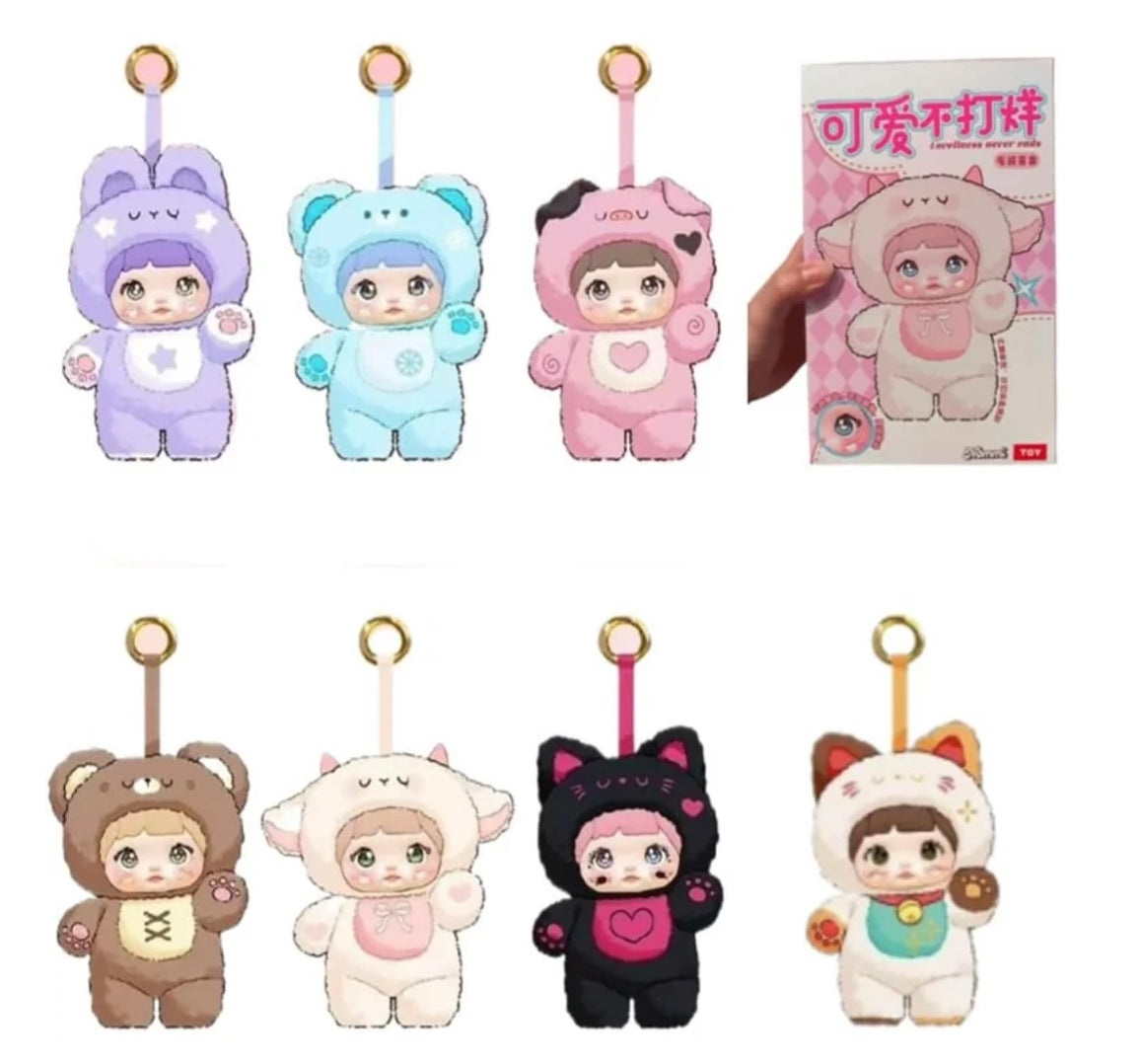 Nommi Blind Box Plush Doll Nommi Loveliness Never Ends Series [1 Box]