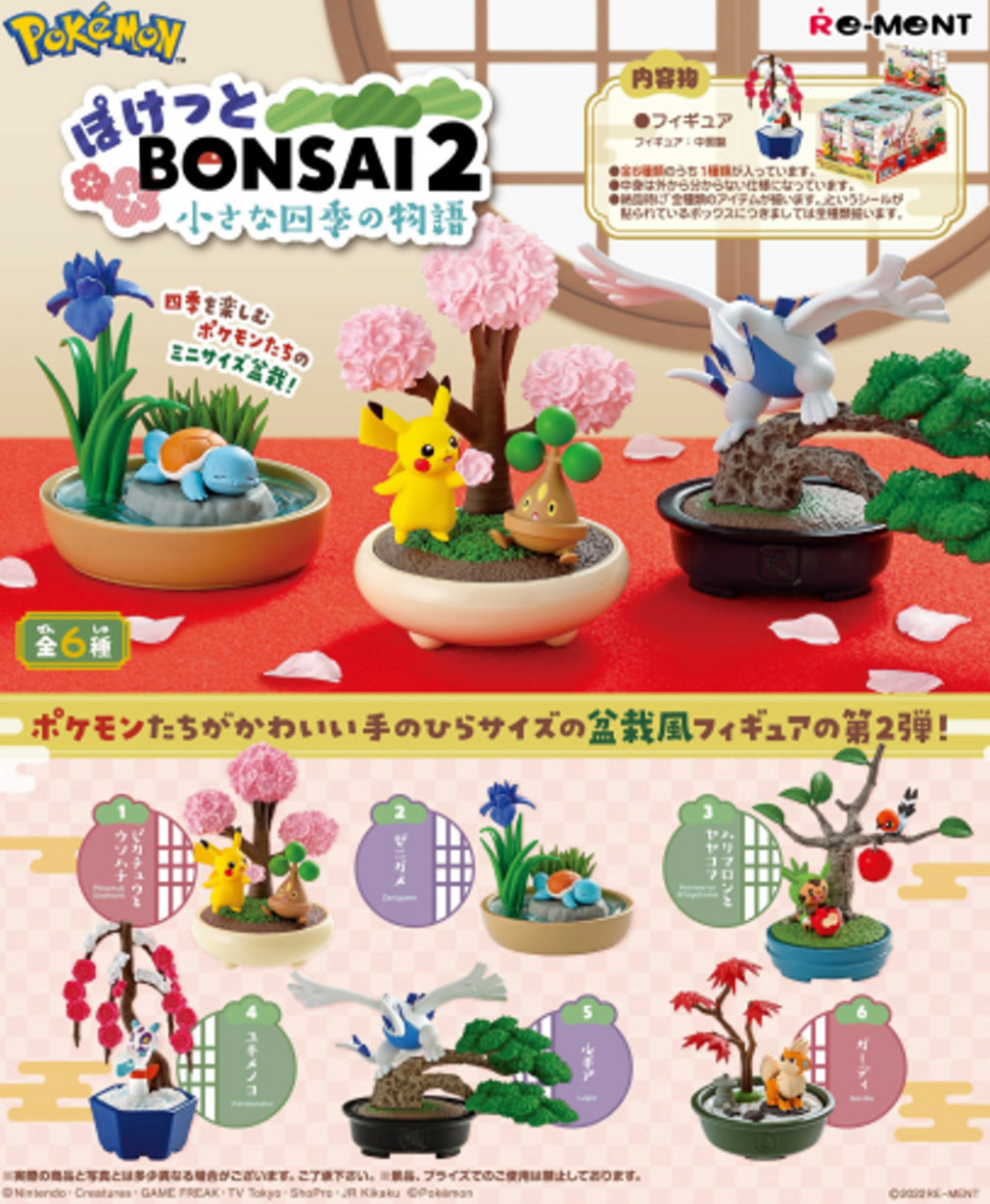 Re-ment Pokemon Pocket Bonsai2 Little Stories in 4 seasons