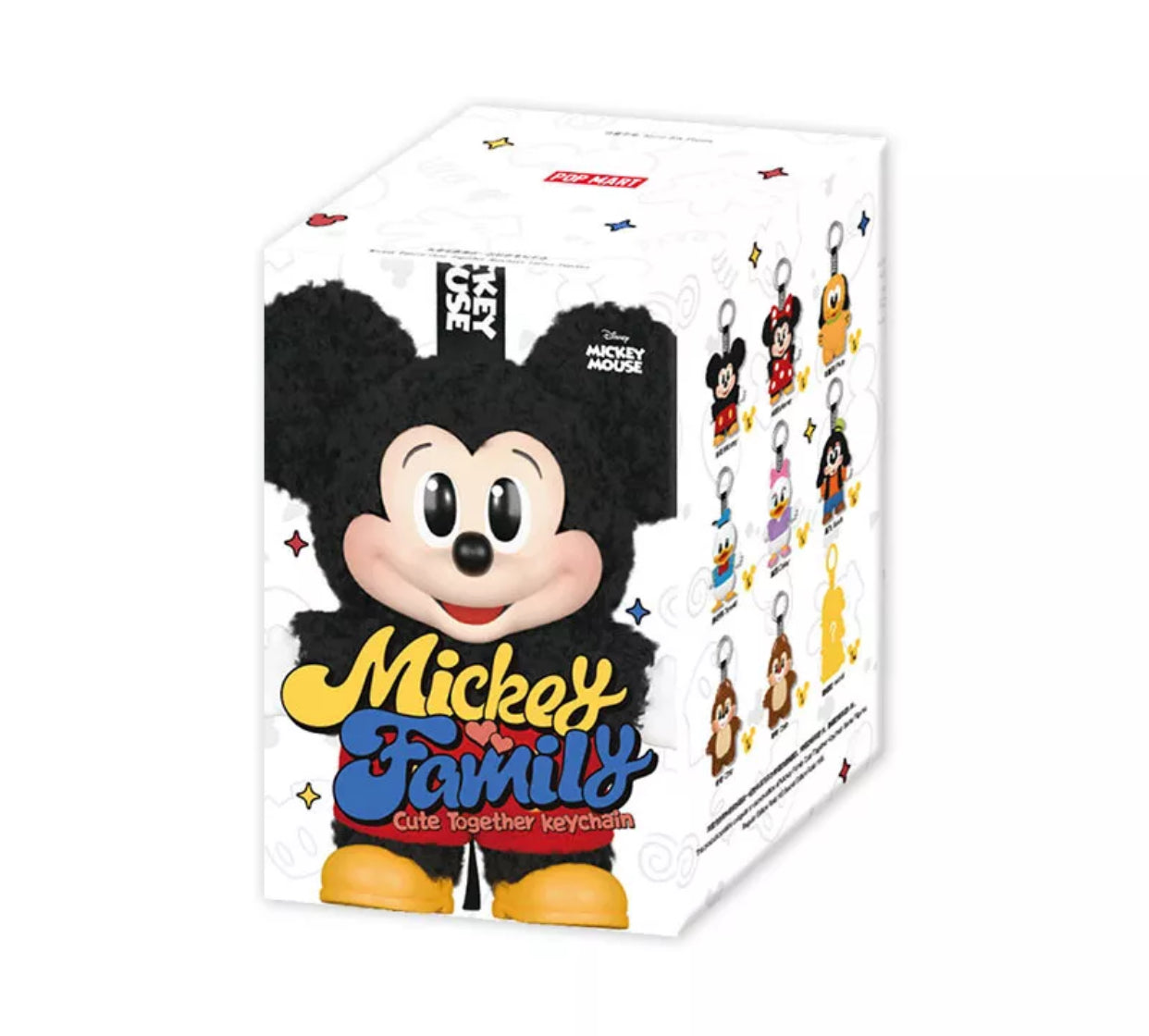 Pop Mart Mickey Family Cute Together Keychain Series Blind Box [1Box]