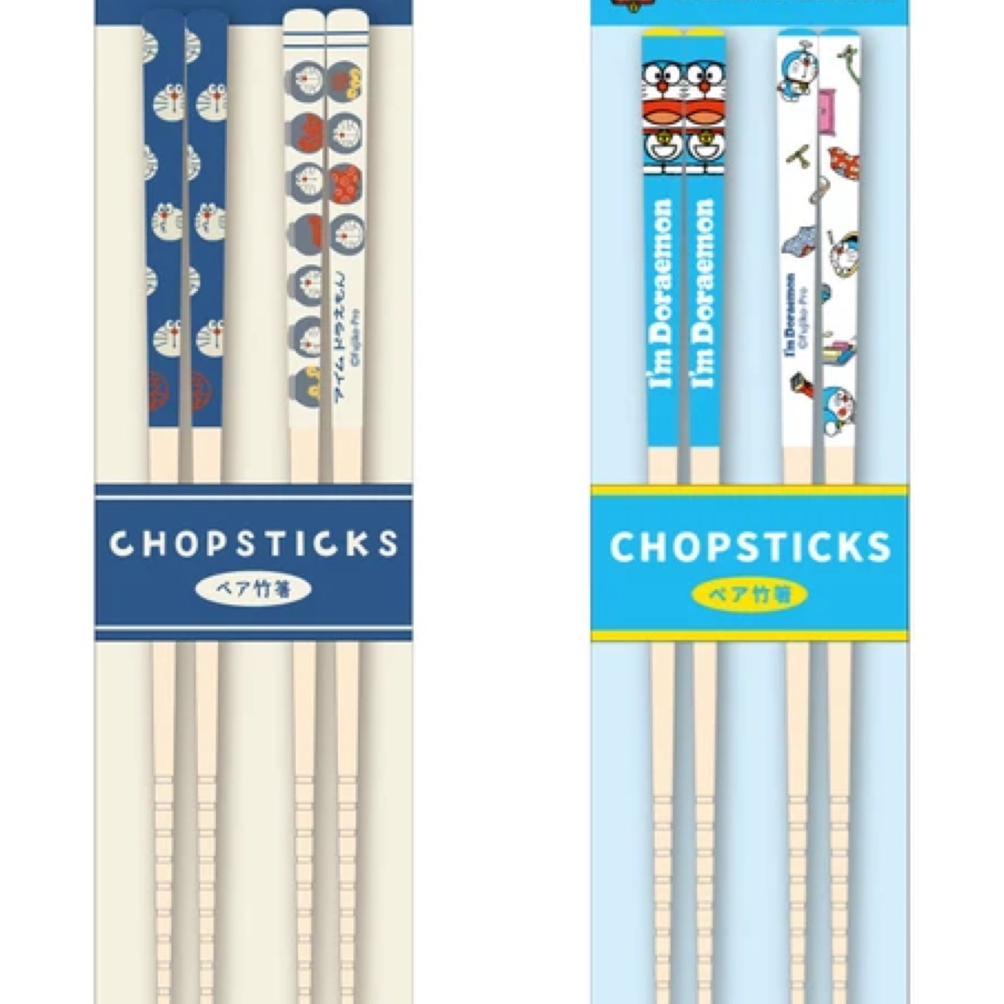 Doraemon Pair Bamboo Chopsticks (A-2)