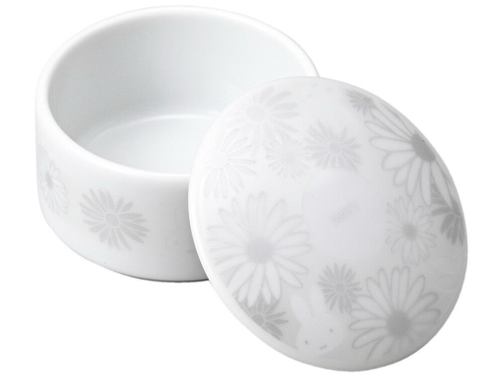 Miffy 70th Anniversary Porcelain plate and Case with a lid, Drinking glass,  (S-1)