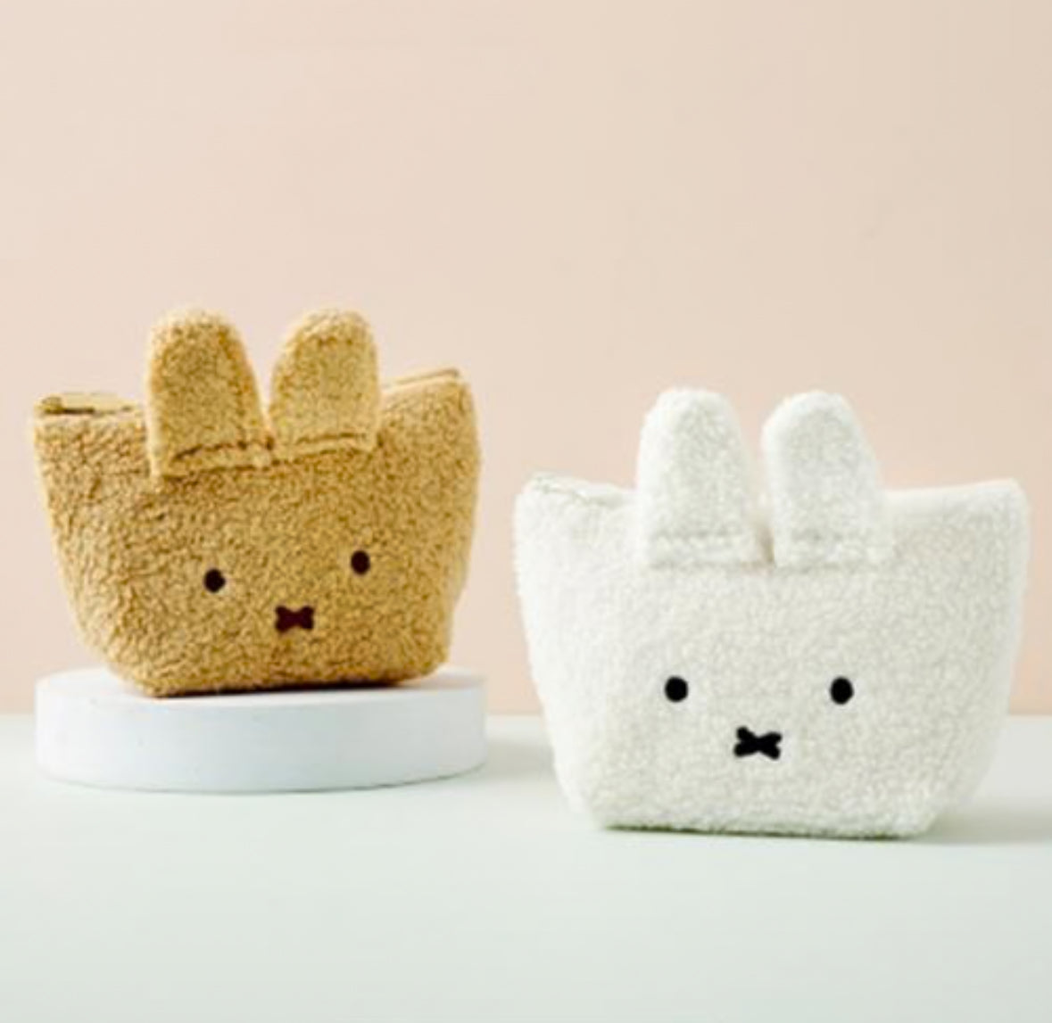 Miffy Face Pouch - White (A-3)