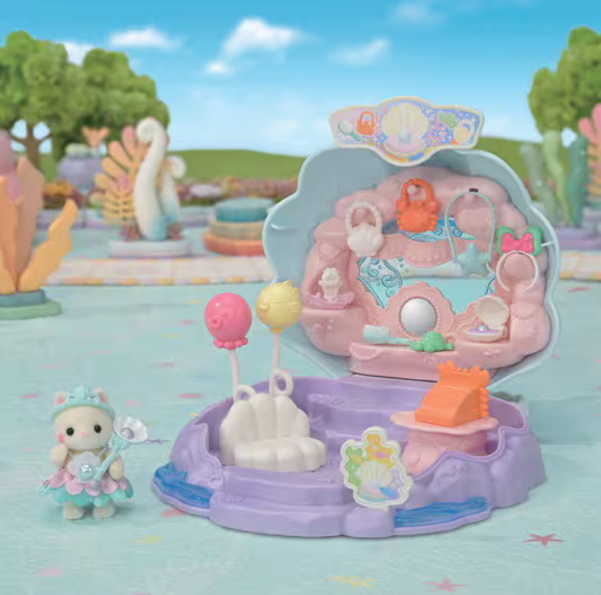 Sylvanian Families (Calico Critters) - Baby Mermaid Shop Set (S-5)