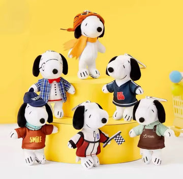 Miniso x Peanuts Snoopy 75 Years Anniversary Plush Ornament [1 Single Box]