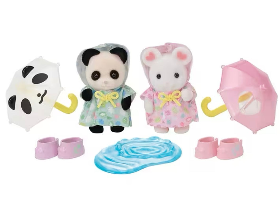 Sylvanian Families (Calico Critters) - Nursery Friends -Rainy Day Duo (S-4)