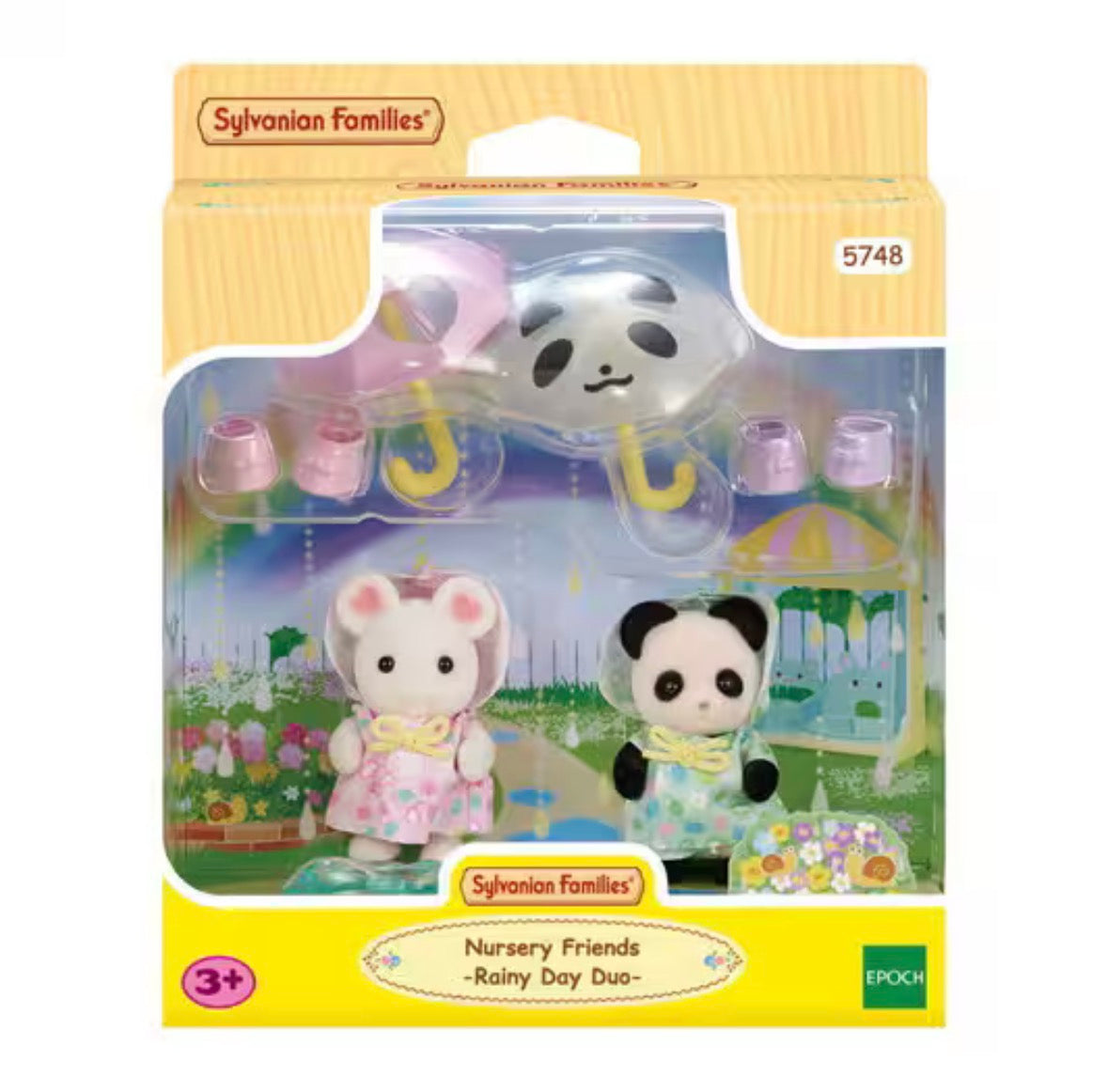 Sylvanian Families (Calico Critters) - Nursery Friends -Rainy Day Duo (S-4)