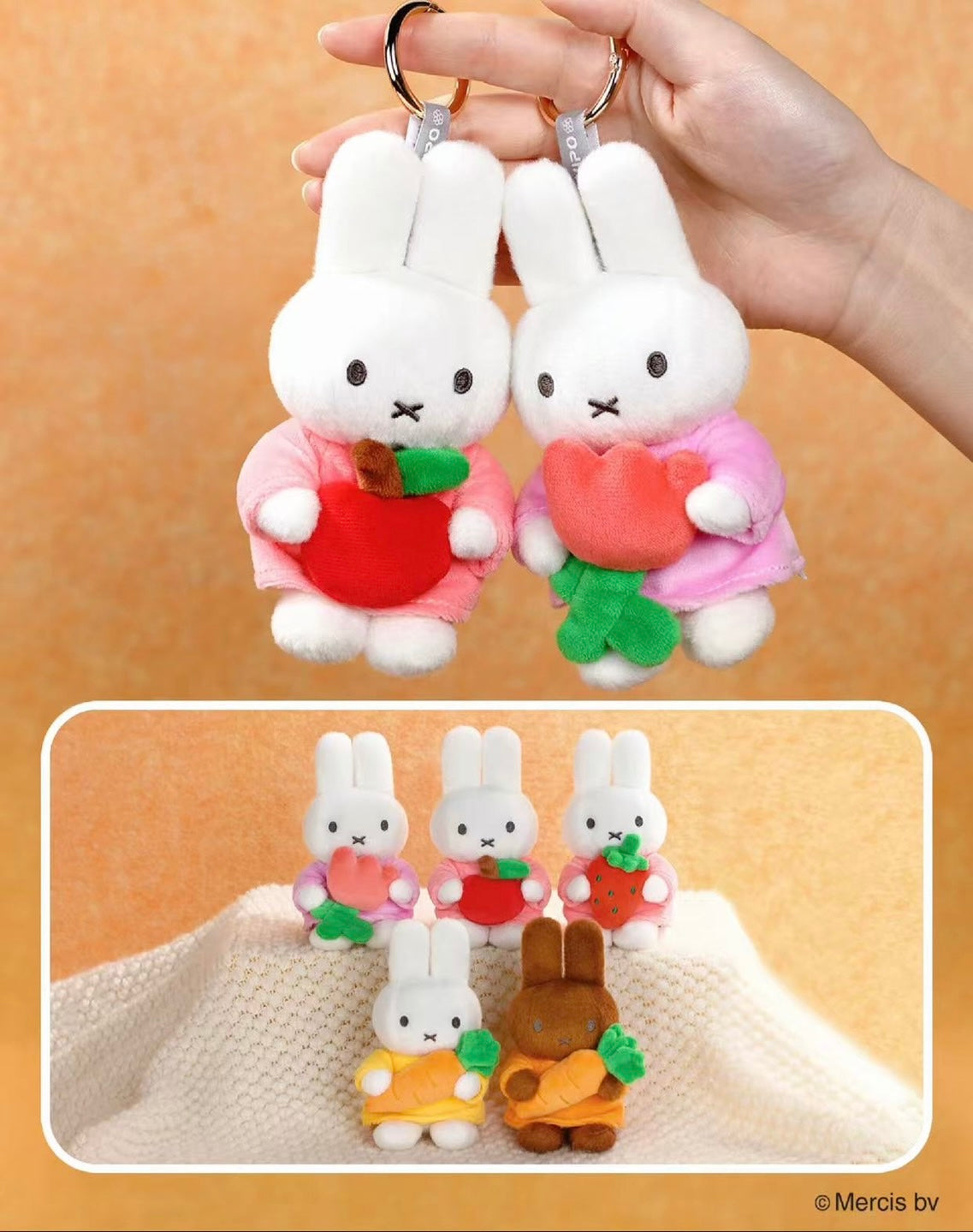 Vipo Miffy Hugging Series Plush Pendant (S-1)