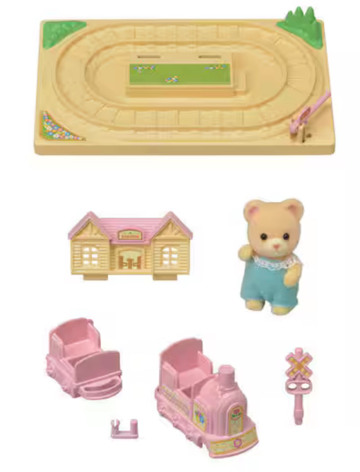 Sylvanian Families Calico Critters - Baby Cho-Cho Train Set (S-4)