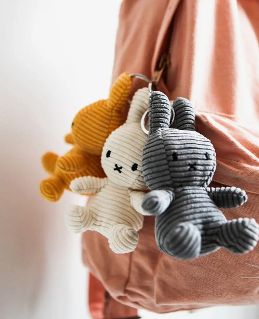 Bon Ton Toys Keychain Miffy Eco Corduroy 4" (C-1)